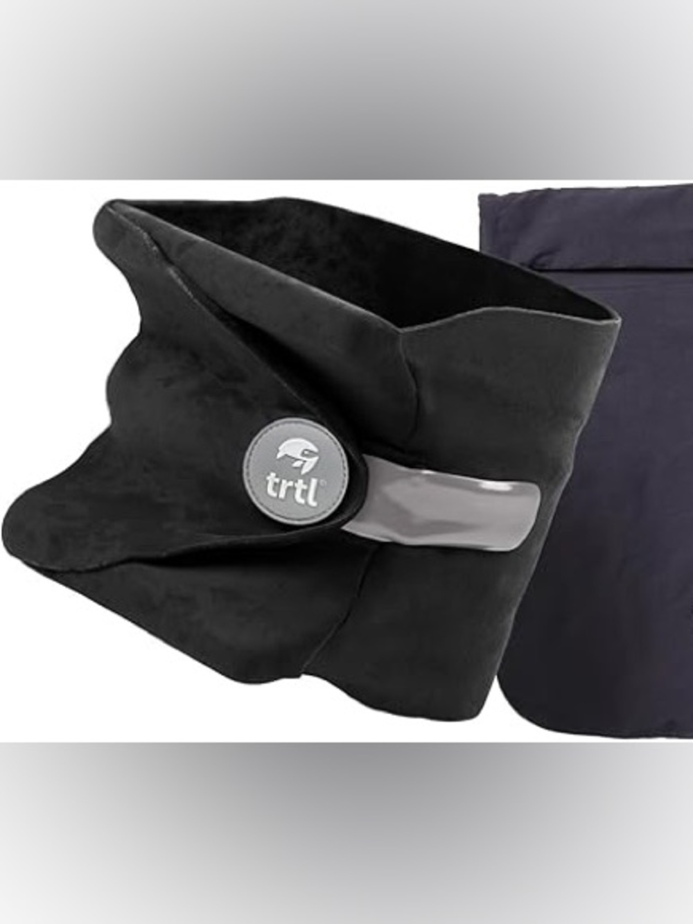 Turtl travel pillows 1 black 1 gray